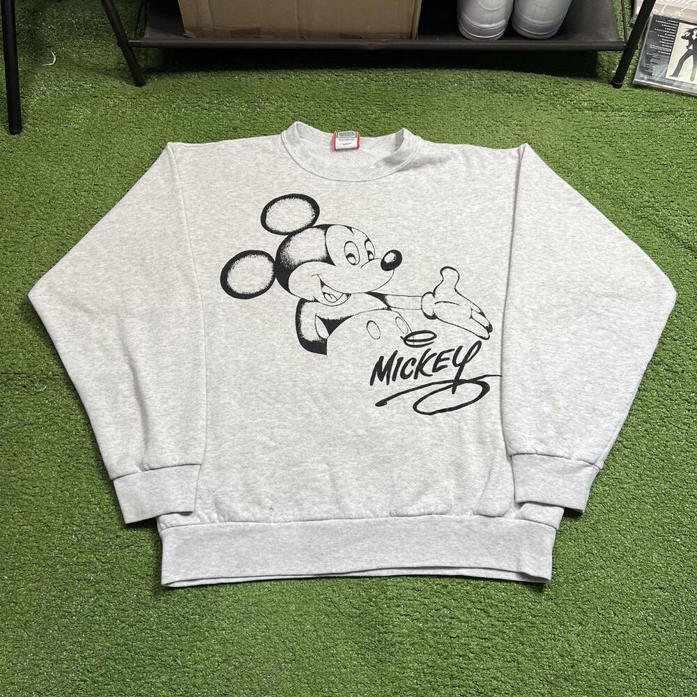 Disney Gray Mickey Mouse Sweatshirt